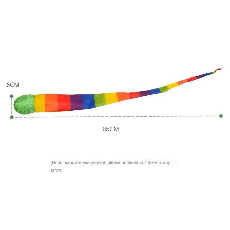 Tęczowa Piłka z Ogonem Ekologiczna Tkanina Worek z Piaskiem Piłka Meteorologiczna Bezpieczne Łapanie Piłka z Ogonem Przedszkole Szkoła Trening Sensoryczny Dziecko Miękka Zabawka
