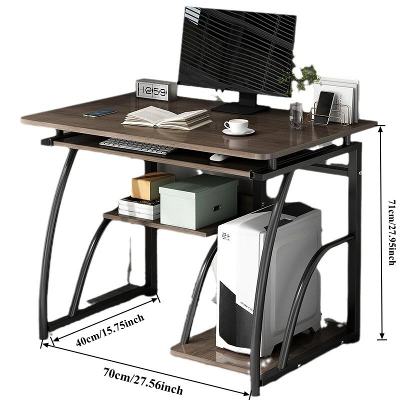 Birouri Metalice pentru Calculator pentru Cameră de Gaming Birou de Joc cu Poziție pentru Host Materiale Simple Solide Birou Multifuncțional pentru Lectură pentru Cameră