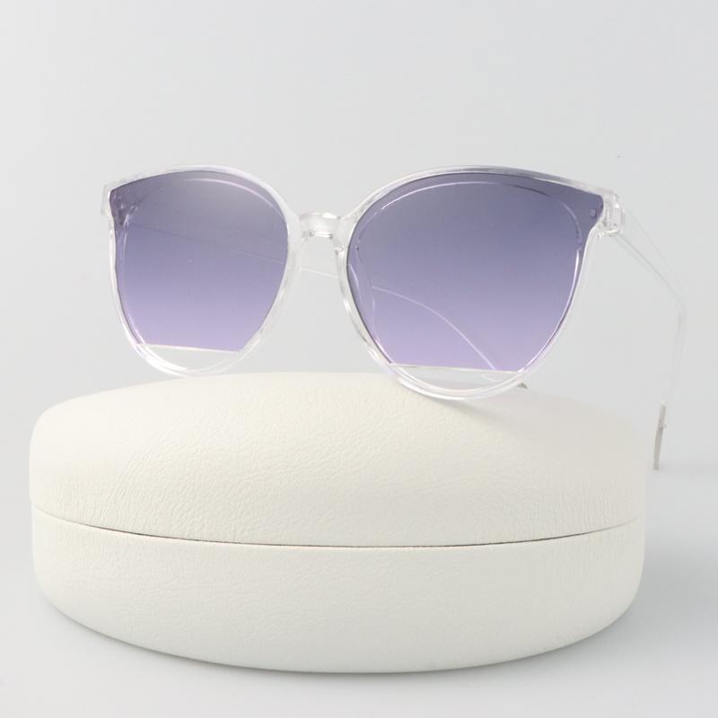 Cat Eye Vintage Sunglasses Woman Brand Designer Round Sun Glasses Female Fashion Jelly color Gradient Mirror