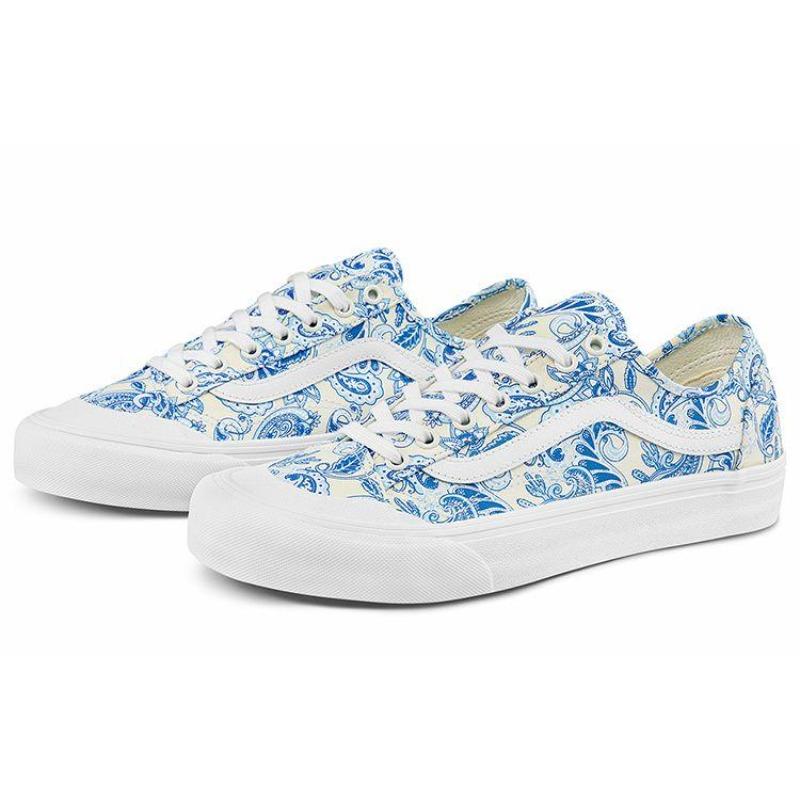Vans Style 36 Retro Low Top Casual Skate Shoes Blue Print VN0A5HFF686