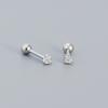 Neue Mode Herz Ohrstecker für Damen Hypoallergen Schraubverschluss Knorpel Helix Ohrring Mädchen Piercing Zubehör Schmuck Geschenke