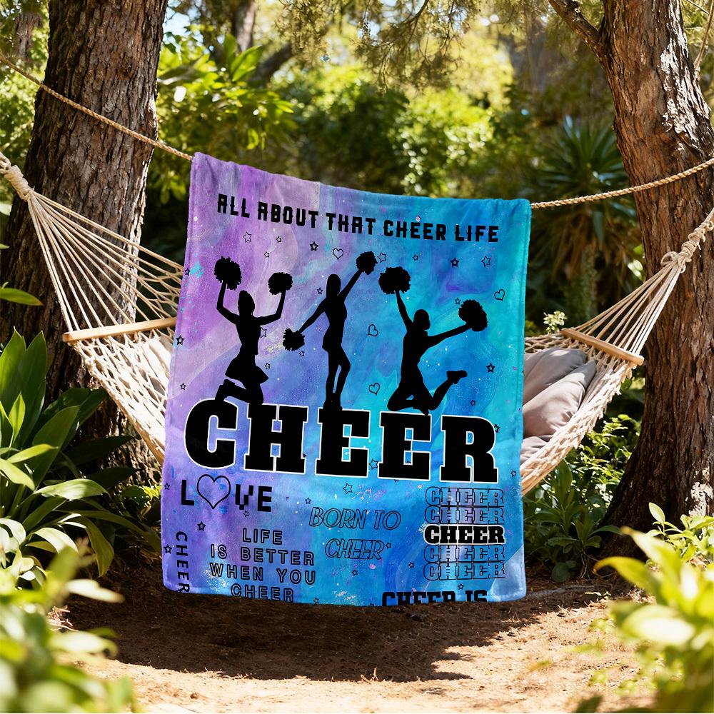 

Cheerleader Life Outdoor Flannel Blankets, Outdoor travel, Home Blankets, Fan Gifts,Suitable for All Seasons, Christmas Gifts. R1127100 80x120cm