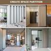 Room No Drilling Curtain Rod Wall Divider for Room Heavy Duty Floor To Ceiling Portable Hanging Room Divders Partitions Space Separator Black Divider,