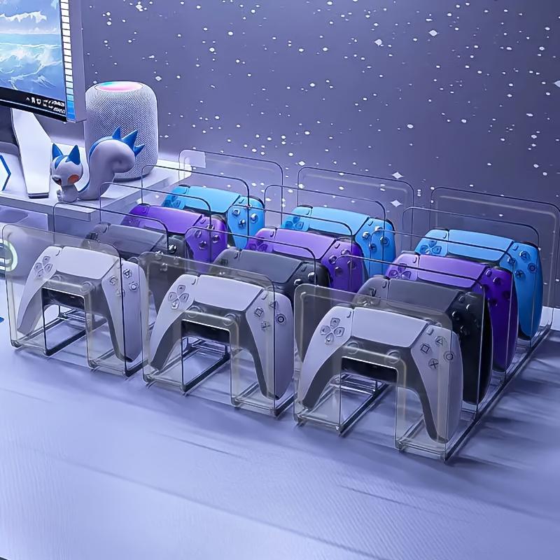 2/3pcs Multifunctional Handle Storage Rack for Switch Game XBOX PS5 | Transparent Display Stand Universal Desktop Hanging Shelf