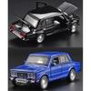 1/32 Scale LADA 2106 Diecast Car Model Toy, Pull Back Toy Vehicle with Sound and Light for Kids Toddler Boys Girls Gift Collection
