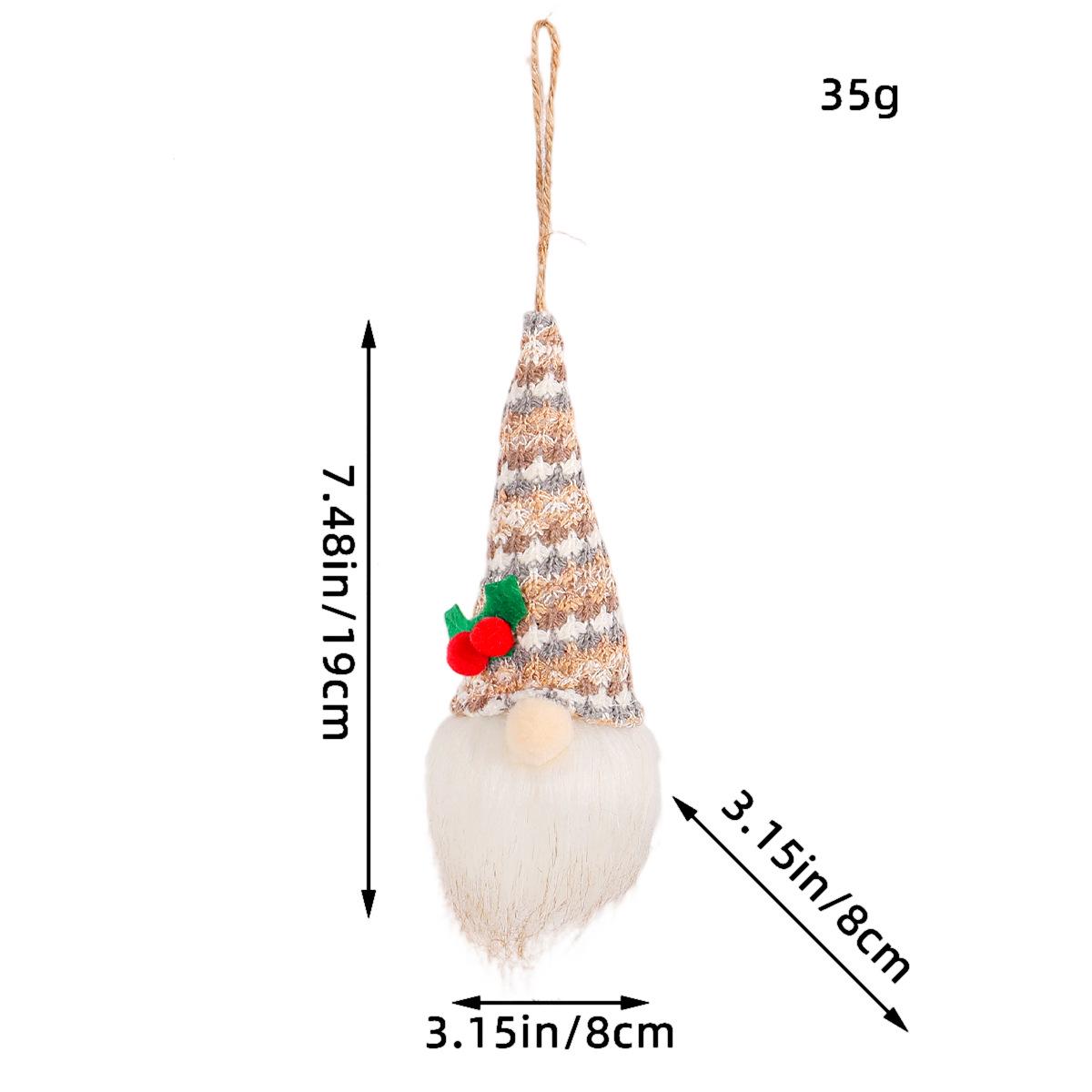 

Светящаяся кукла Безликий рождественское украшение – плюшевый гном, декор для витрины