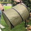 Leaf Trash Can with Storage Bag Folding Garden Garbage Bin Waterproof Portable Trash Can for Camping Gardening Yard Waste