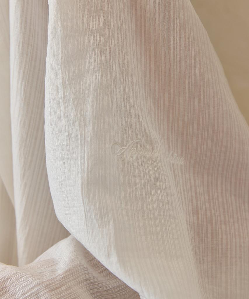 Eopaeleolakaibeu Airy Sheer Shirt - Ivory