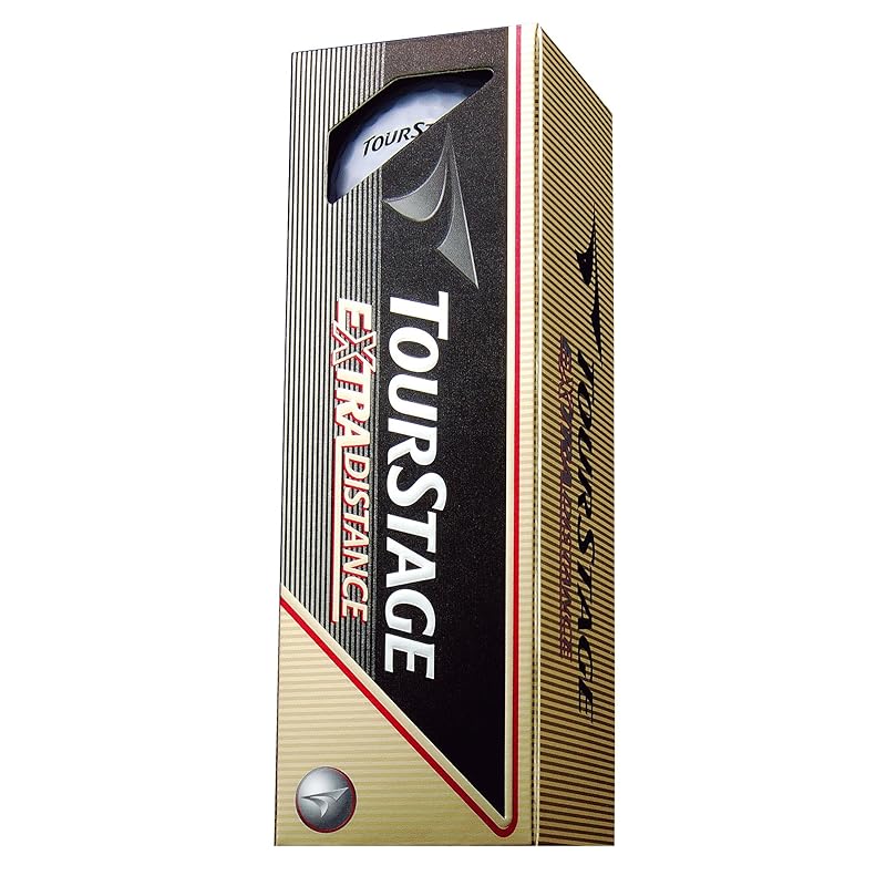 BRIDGESTONE TOURSTAGE Extra Distance Golf Balls, 1 dozen (12 balls), White, TEWX