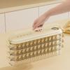 1/2/3 Layers Household Food-Grade Dumpling Container With Lid Freezer Fresh-Keeping Box Refrigerator Storage Box