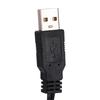 Black 2 RCA USB To RCA Cable Lead for PC TV Conversion Line Audio Video Adapter AV Cable
