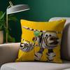 Childhood Funny Anime S-Super Wings Pillow Case Anti-Dustmite Pillowcase Invisible Zipper Silky Short Plush Sofa Cushion Cover