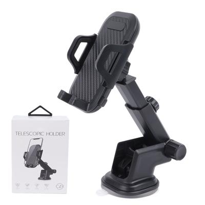 Suction Cup Phone Holder Telescopic Free Rotation Stable Navigation Phone Mount for Dashboard Windshield