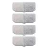 Filtro para Fuente de Agua para Gatos Paquete de 10 Filtro de Repuesto para Fuente Carbón Activado Elemento Filtrante Rectangular de Circulación de Agua para Mascotas