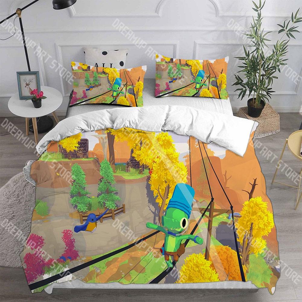 Fashion Lil Gator Game Bedding Set Single Twin Full Queen King Size Bed Set Kids Bedroom Duvetcover Sets Bed Sheet Set