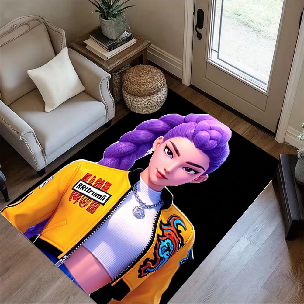Galactic Fashion Squad Floor Mat Suitable for Decorate room Foyer Balcony Dormitory Anti-slip Rug Decorate Offices Perfect Gift for Friends & Family