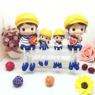 1 Set Hanging Legs Romantic Couple Showpiece | Cute Boy &Girl Gift for Him/Her, Mother's Day,Home Décor, Living Room, Bedroom |
