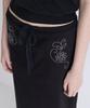Yansisi Maxi Flower Skirt - Black