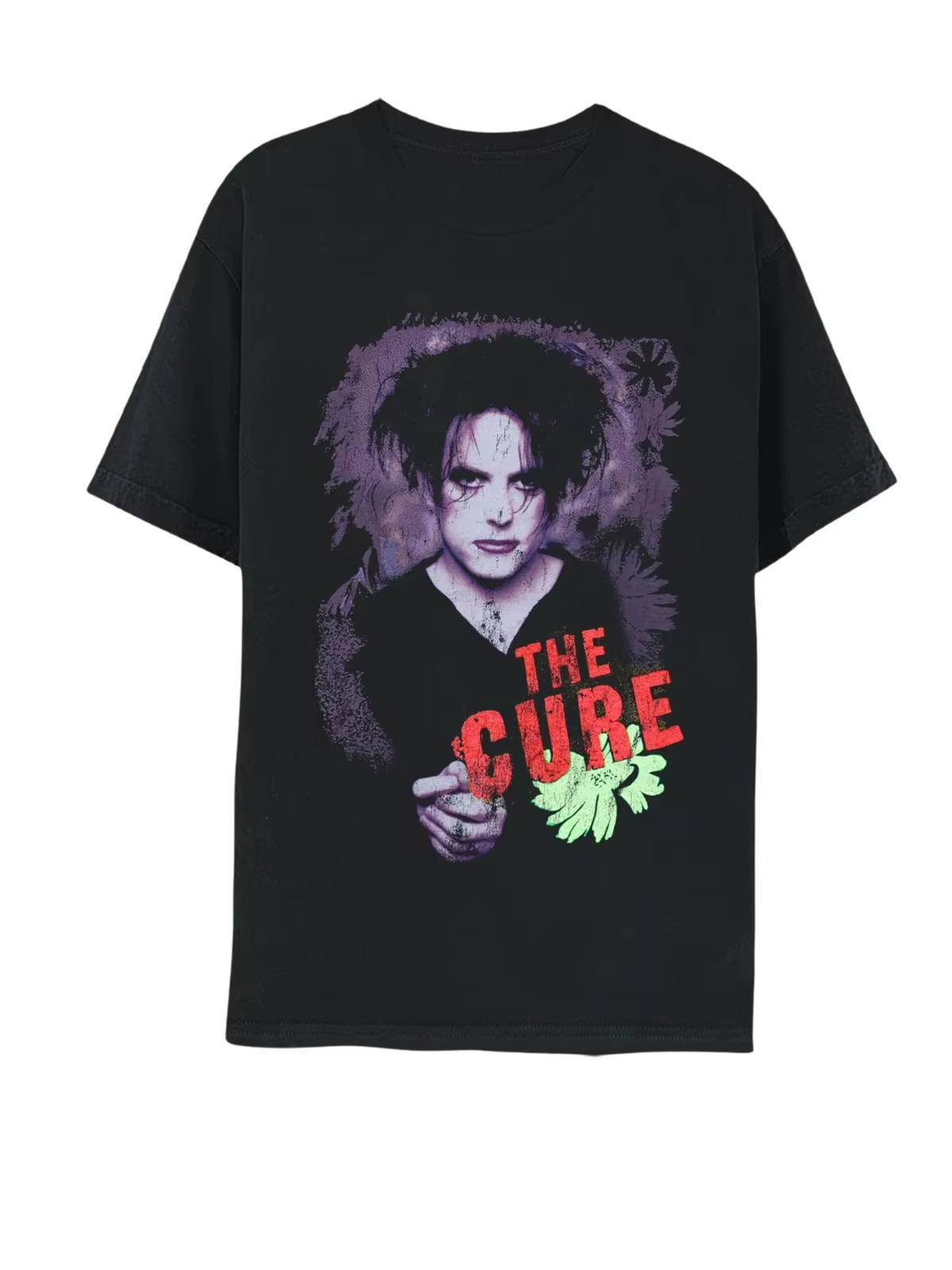 THE CURE Rock Therapy Band Boys Dont Cry Unisexs American Casual Shortsleeved Tshirt Rock Tshirt Summer New In S