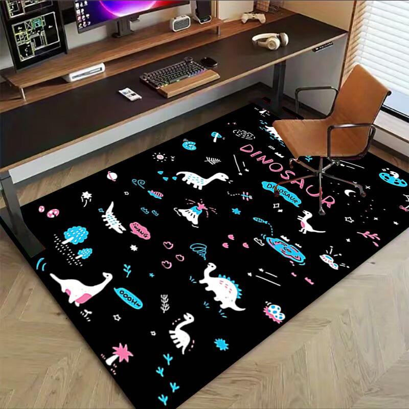 1PC Dinosaur Planet Extra Large Non Slip Floor carpet, Office, family, bedroom, Studio   Large Area Rug Indoor Rugs, , Vibrant Colors