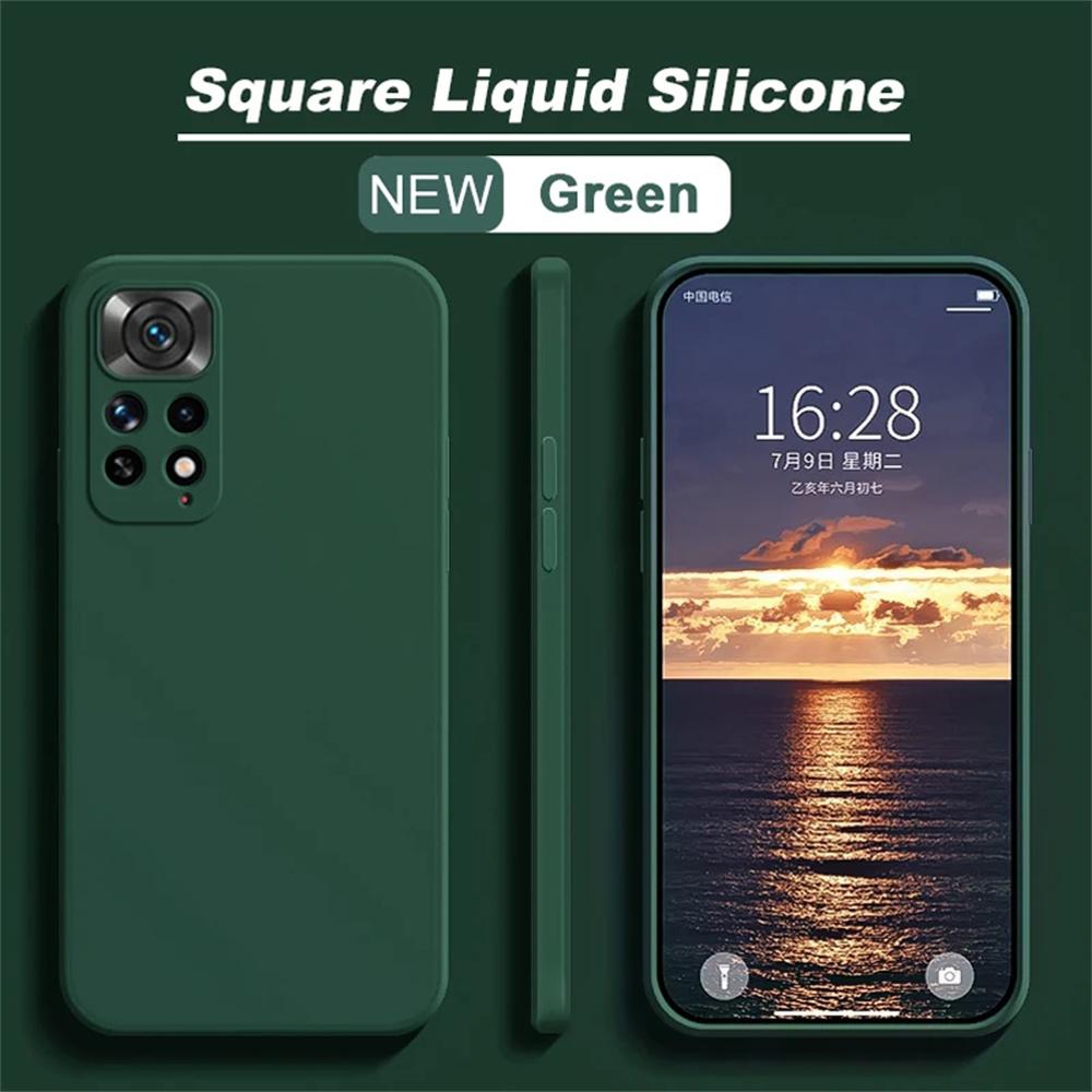 Luxury Liquid Silicone Case For Xiaomi Redmi Note 11s Cases Xiaomi Redmi Note 11s 10 11 12 13 Pro Plus 5G Cover Shockproof Cover