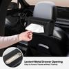 Upgraded Car Tissue Holder Premium PU Leather Tissue Box Cover Keep Tidy Backseat Rectangular Napkin Holder For Car Fits For 100-160 Regular Size