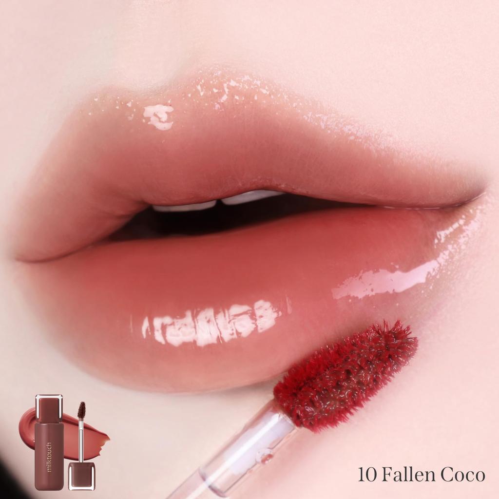 Milk Touch Jelly Fit Tinted Glow Tint 10 Fallen Coco - Korean Cosmetics - Long-lasting shine, high color payoff