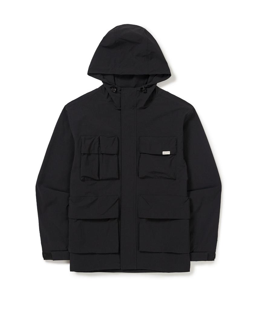 Snowpeak Apparel Root Utility Windbreaker (S24Fmrwb66) Black