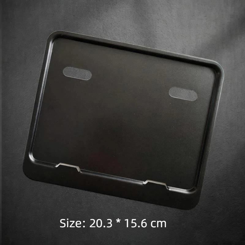 1Pcs Motorcycle License Plate Holder For Front & Rear 2 Holes Universal Motorbike Accessories Aluminum License Plate Frame