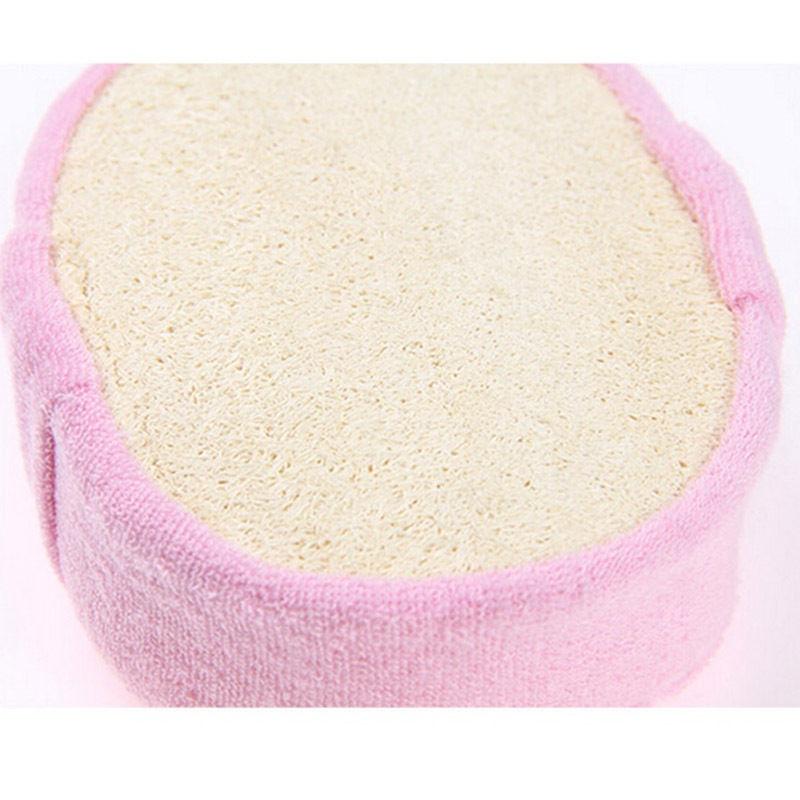 Candy Color Fresh Natural Loofah Luffa Sponge Face Body Bath Effective Exfoliator Scrubber Pad
