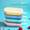 4 Pcs Silicone Popsicle Mold Set with Sticks Reusable Non-Toxic Easy Release DIY Homemade Ice  Molds for Summer Family Use