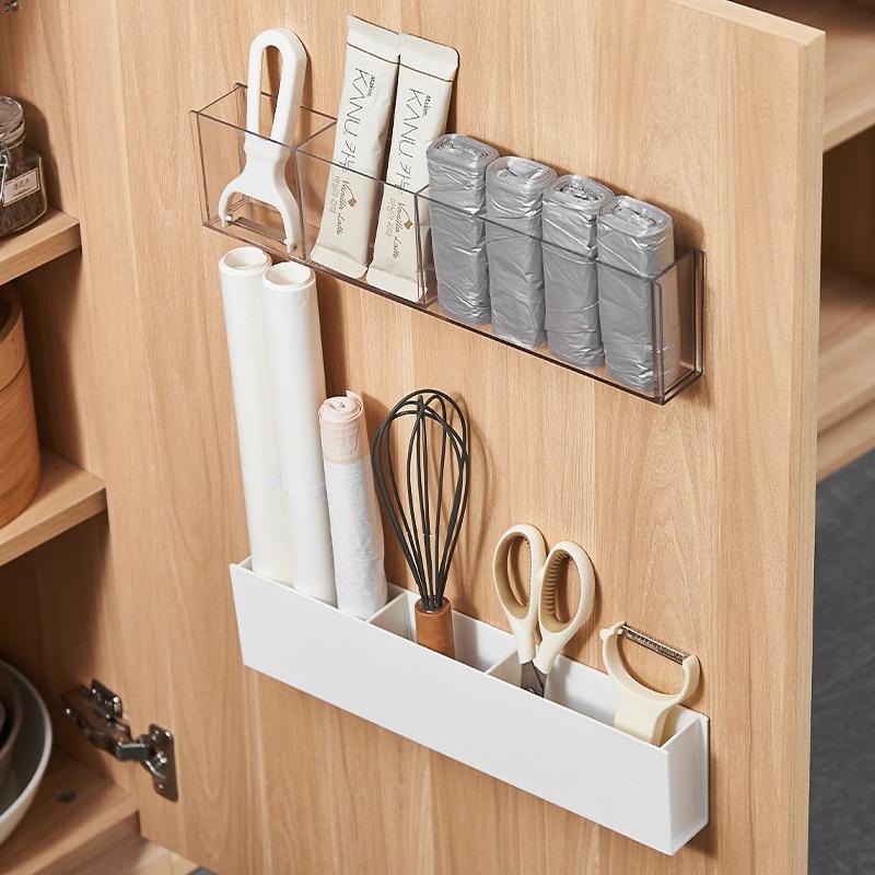 Wall Mounted Remote Control Organizer Box Space Saving TV Countertop Sorting Rack for Living Room Bedroom Hotel Room Use
