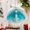 Friends Ornaments For Women 2D Acrylic Christmas Tree Pendant Home Decoration Acrylic Friendship Pendant For Tree For Outdoor