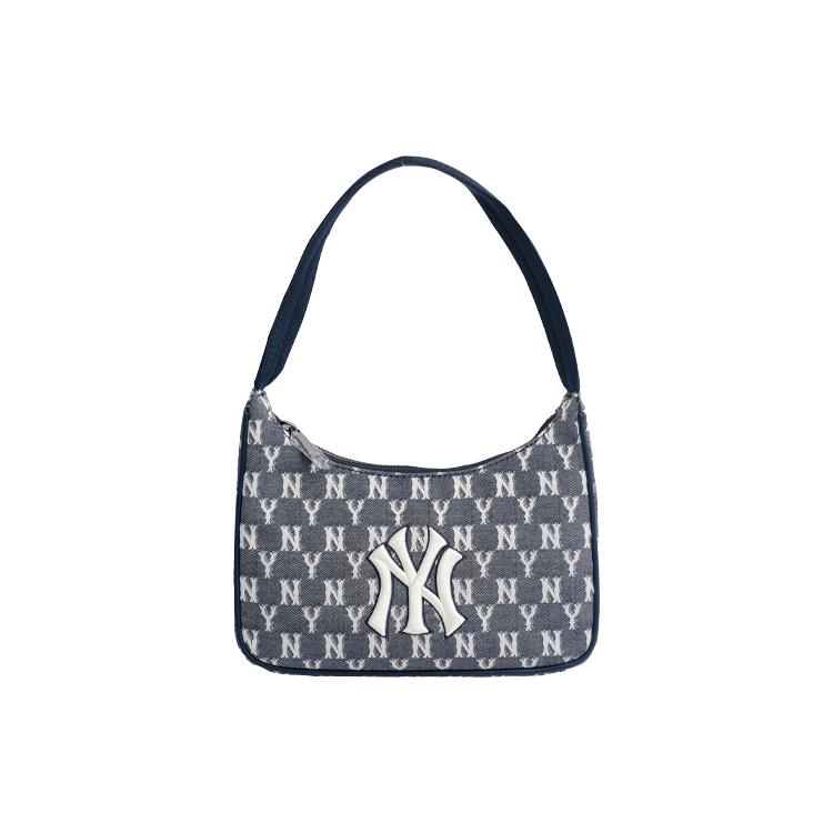 

New MLB Monogram Collection Polyester Shoulder Bag, Pochette, Handbag Regular Unisex Marine Blue 32BG33111-50N 22.1*6.1*17.0CM