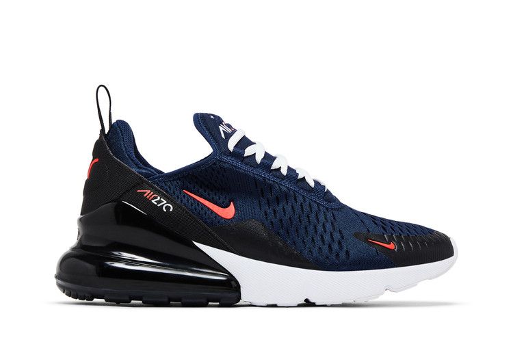 Nike Air Max 270 Blu Mezzanotte Rosso Piccante (GS)