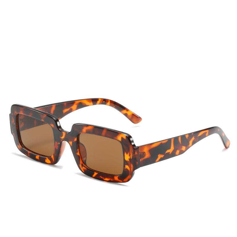 Square Sunglasses, Mujia Catwalk Jelly-Colored Square Glasses, Street Photography Retro Sunglasses For Women