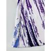 Spaghettiträgerkleid mit abstraktem Druck, lässiges, ärmelloses A-Linien-Camisole-Kleid mit V-Ausschnitt, Damenbekleidung