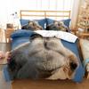 Camel King Queen Duvet Cover Tropical Desert Animals Bedding Set Lovely Wildlife Quilt Cover 2/3pcs Polyester Comforter Cover