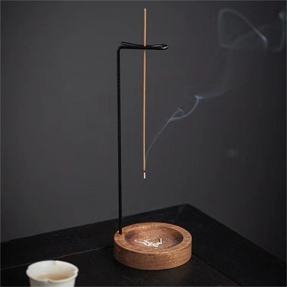 Wooden Incense Burner Upside Down Incense Stick Holder New Incense Stand  Home Ornament
