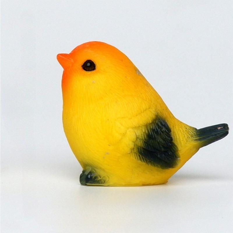 1Pc Outdoor Statues, Robins, Resin Handicrafts, Suitable for Moss Potted Plants/landscaping Small Ornaments/gardening Decoration