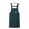Stripe Design Cotton Apron Sleeveless Cooking Apron Two Front Pockets Women Apron  Coffee House