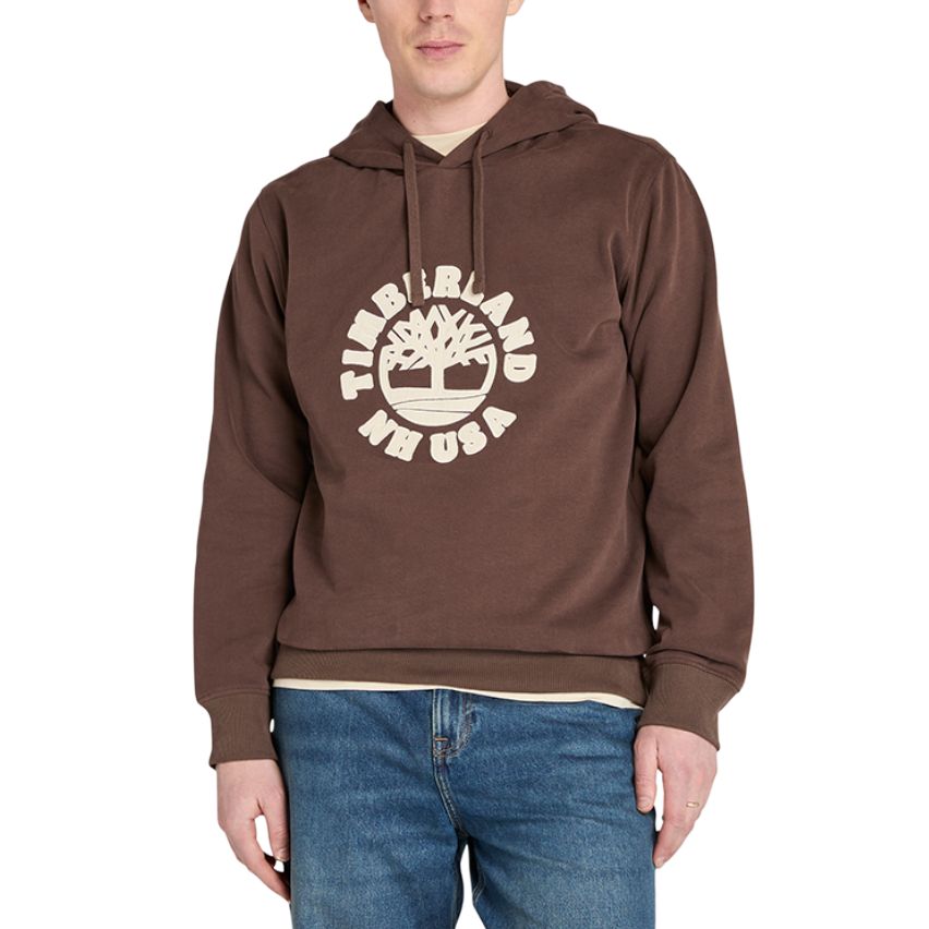 Timberland Color Block Warm Hooded Pullover Sweatshirt Men tops A6NKK-243