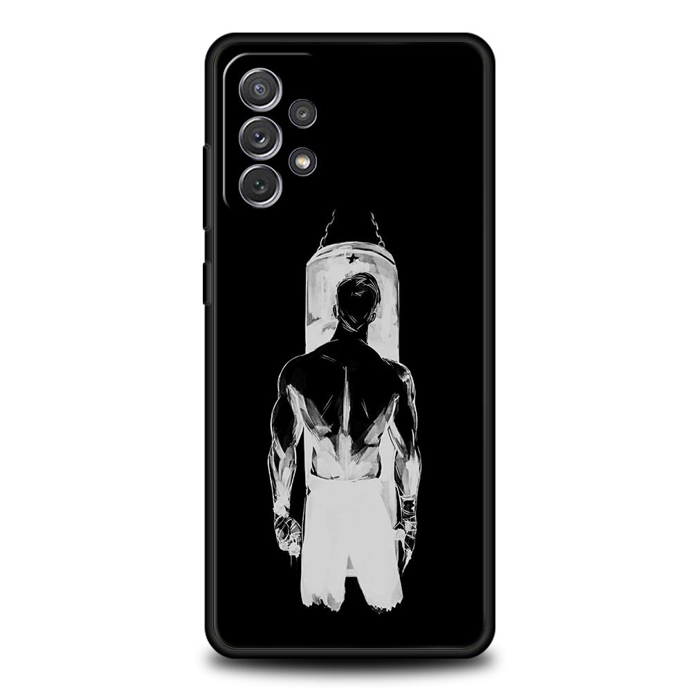 Muay Thai Boxhandschuhe Handyhülle Für Samsung Galaxy A15 A13 A35 A55 A51 A71 A41 A31 A21S A03S A05 A23 A25 A33 A53 A73 5G Hülle