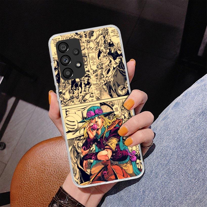 JoJo Bizarre Adventures Anime Phone Case For Samsung Galaxy A17 A16 A15 A14 A13 A57 A56 A55 A54 A53 A37 A36 A35 A34 A33 A26 A25