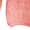 unused CLANE Long sleeve Cut 1 pink Loose mesh long-sleeved T-shirt Women Used
