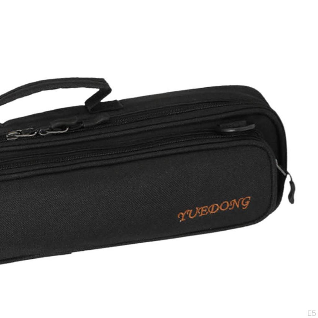 Flute Case Soft Bag with Carrying Handle Shoulder Strap Instrument
