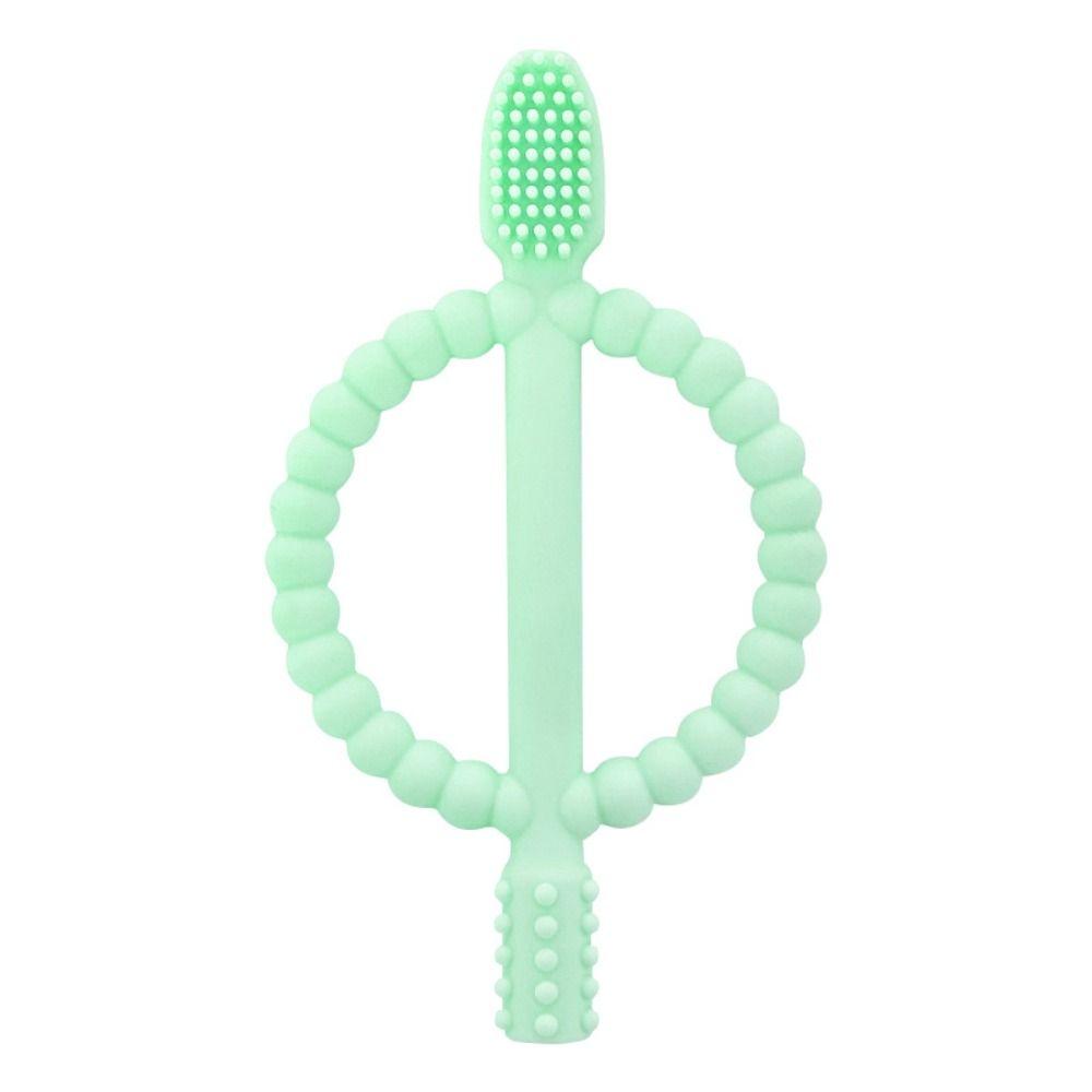 Easy-Hold Handle Chew Stick Toys Food Grade Teething Toys Premium Infant Toothbrush  Daycare