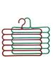 @  Multipurpose 5 Layer Plastic Hanger For Clothes Red And Green Color R642 Zr-1582-60%Off