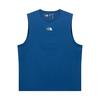 Logo Round Neck Sleeveless Vest Men Vest Blue NT7VR01L