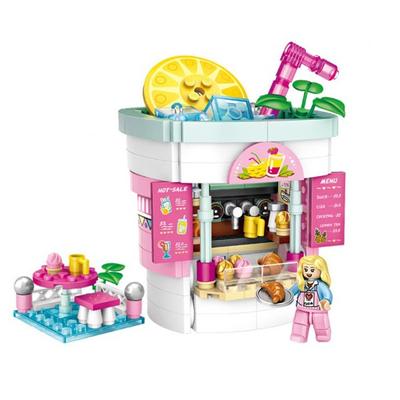 Zábavní park LOZ série nanoblok 357 kusů, nápojový kurt v zábavním parku, oblíbené korejské hračky